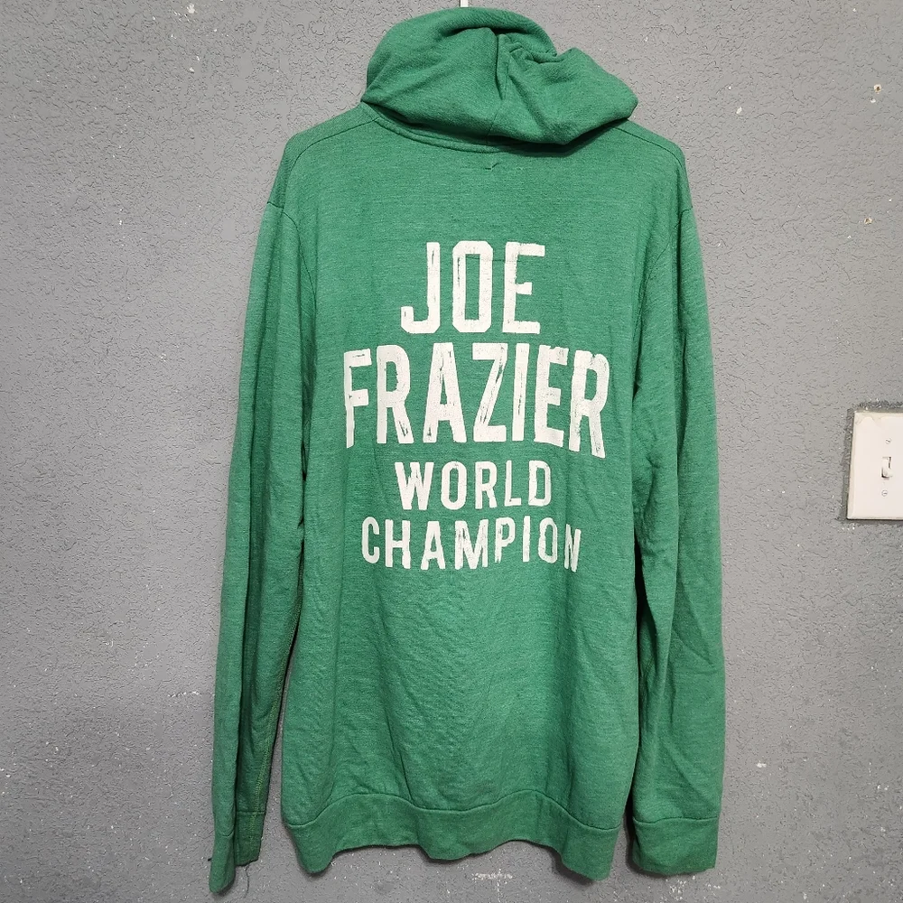 Roots Of Fight Hoodie Xl Smokin Joe Frazier World Champion Full Zip UA Boxing
